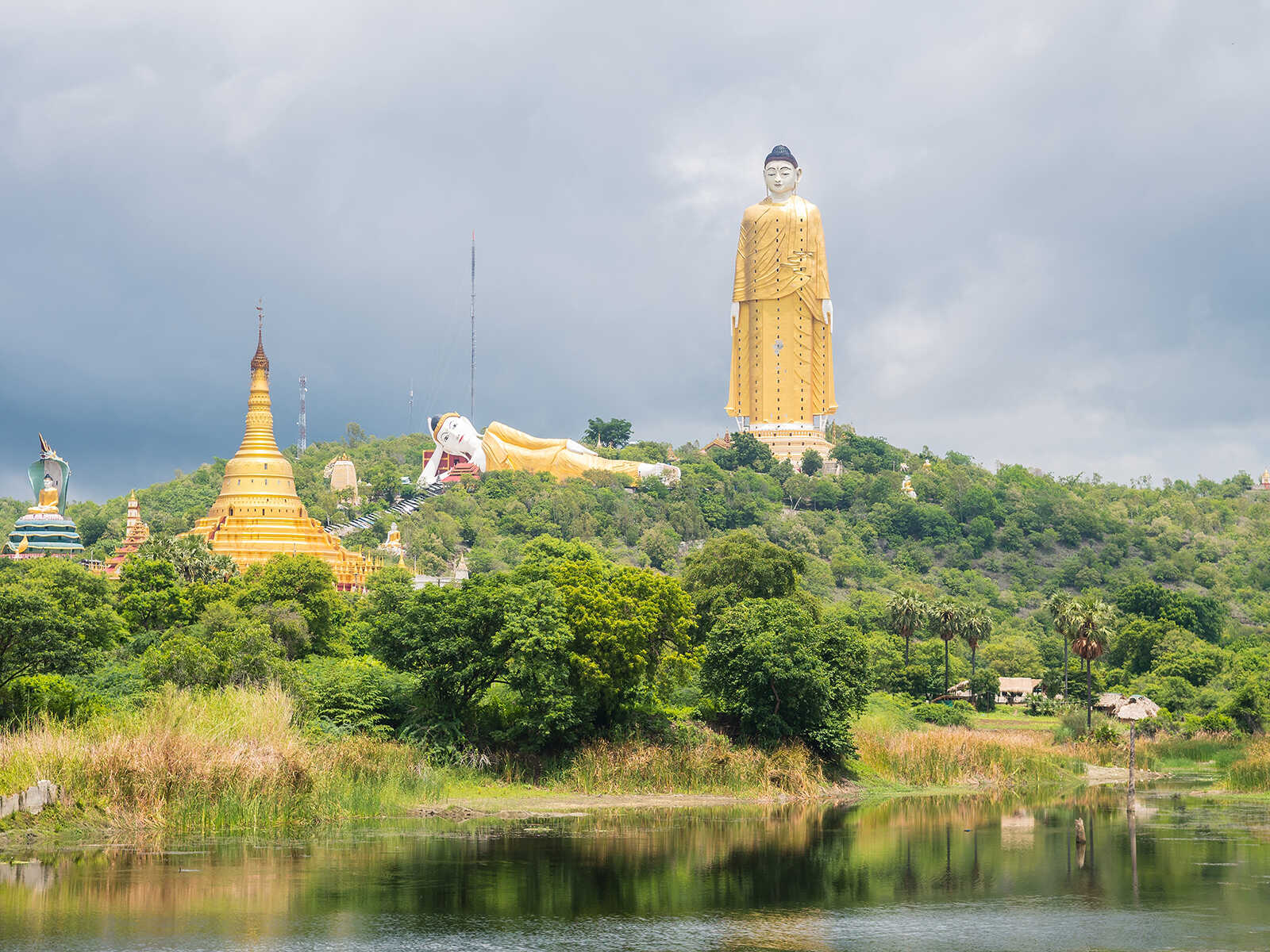 Maha Bodhi Ta Htaung Standing Buddha